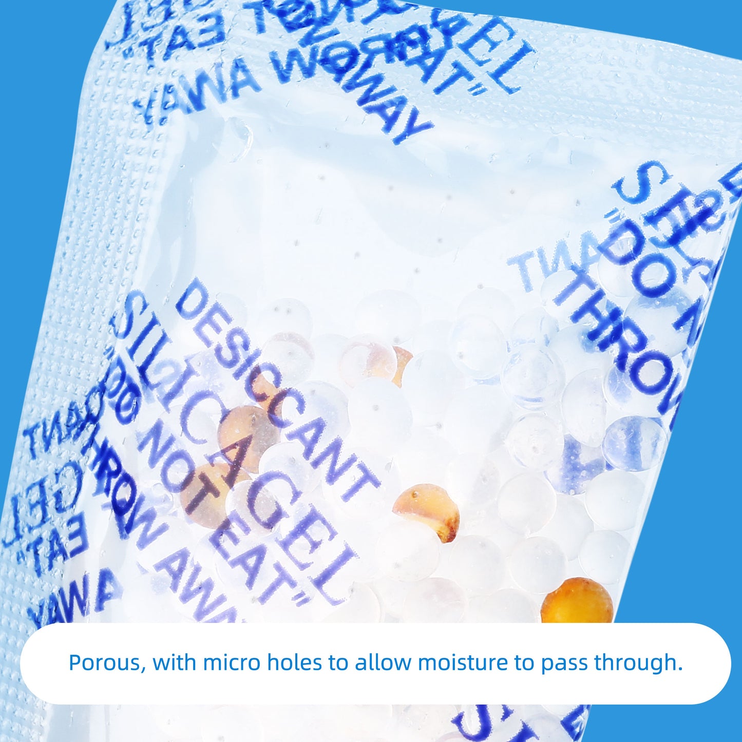LotFancy Silica Gel Packs, 10 Gram 40 Packs, Indicating Food Safe Desiccant Packs