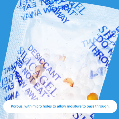 LotFancy Silica Gel Packs, 10 Gram 40 Packs, Indicating Food Safe Desiccant Packs
