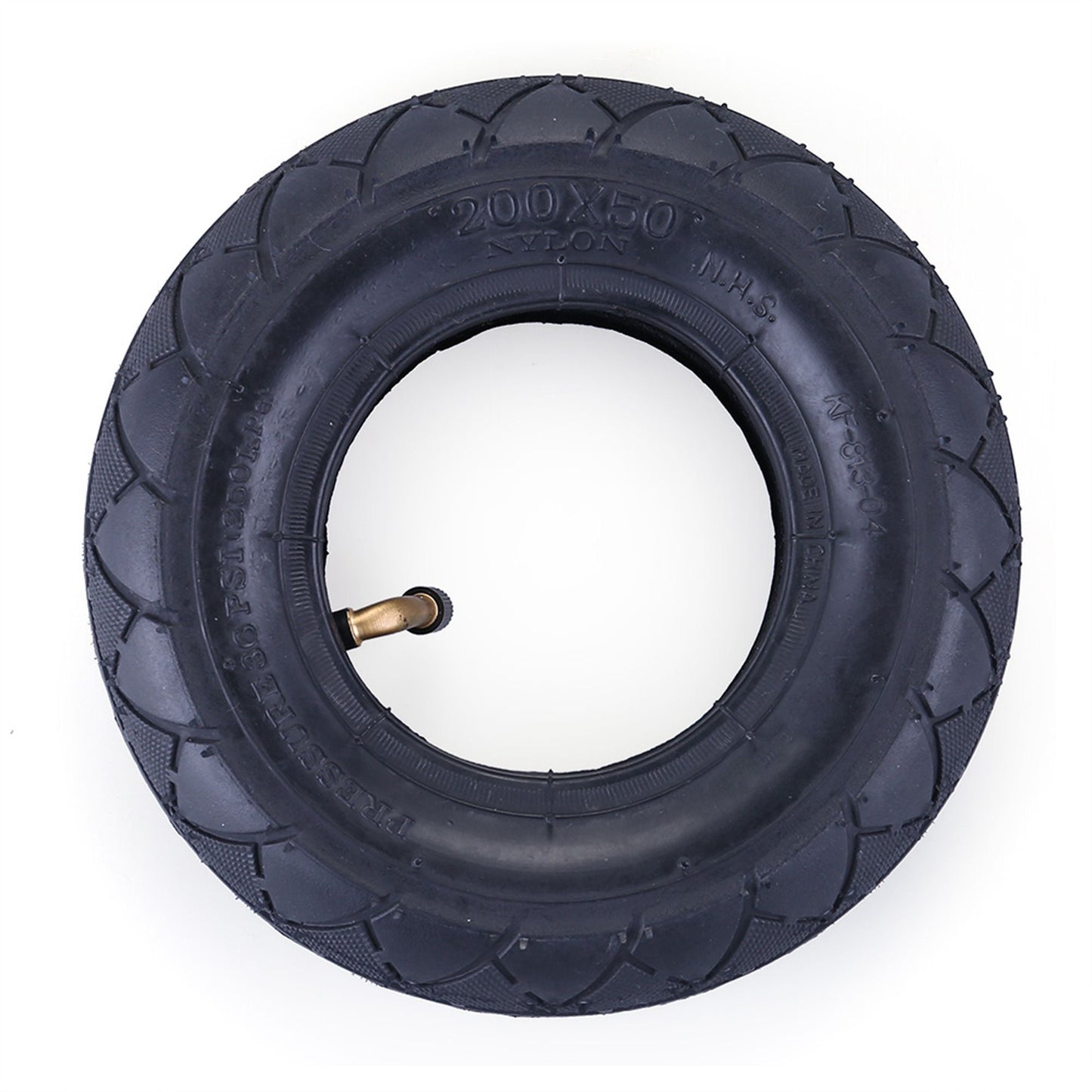 200X50 Tire & Inner Tube Set, 8" x 2" Electric Scooter Tube for Razor E100, E150, E200, Power Core E100, Dune Buggy