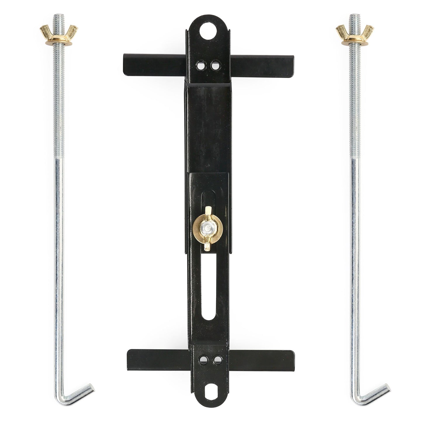 LotFancy Adjustable Battery Hold Down, Universal Battery Bracket with J Hook, Battery Tie Down Kit