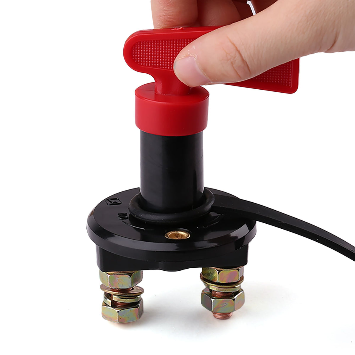 LotFancy 6V 12V 24V Battery Disconnect Cutoff Switch, Battery Isolator Switch