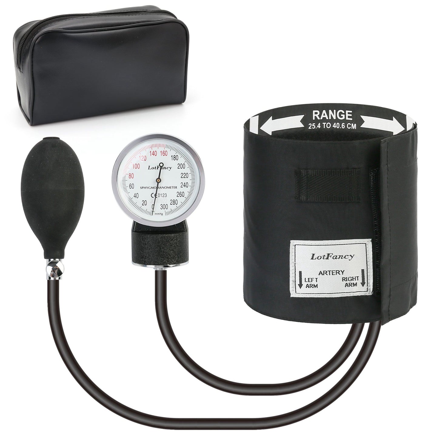 LotFancy Aneroid Sphygmomanometer, Professional Manual Blood Pressure Monitor