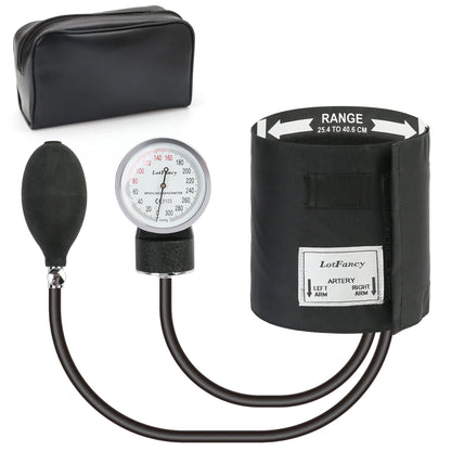 LotFancy Aneroid Sphygmomanometer, Professional Manual Blood Pressure Monitor