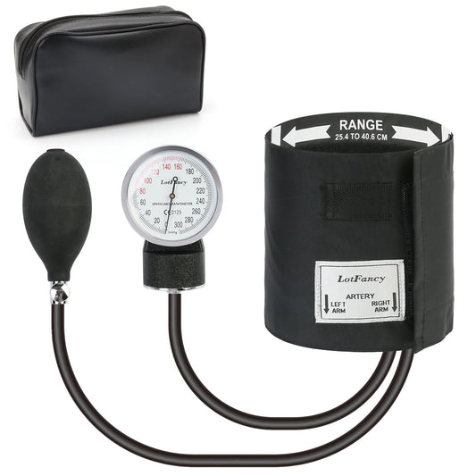 LotFancy Aneroid Sphygmomanometer, Professional Manual Blood Pressure Monitor