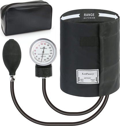 LotFancy Aneroid Sphygmomanometer, Professional Manual Blood Pressure Monitor