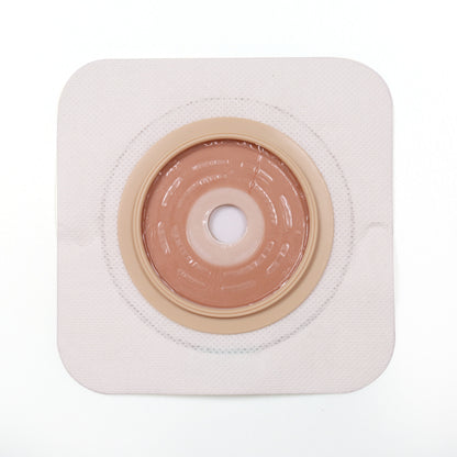 LotFancy Skin Barrier with Non-Woven Border for Two-Piece Drainable Pouch, 10 Pcs Ostomy Wafers