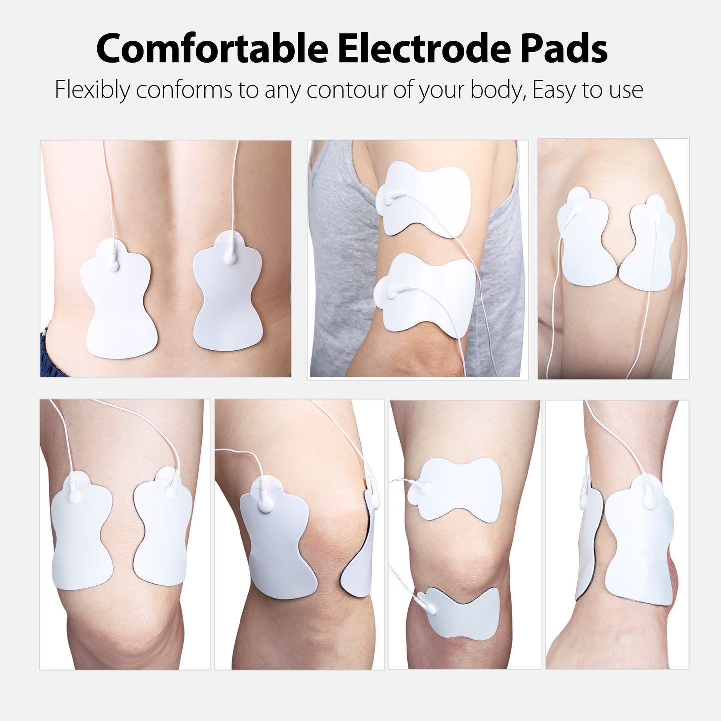 Electrodes Pads Compatible with Omron Electrotherapy Device, 10PCS (5 Pairs)