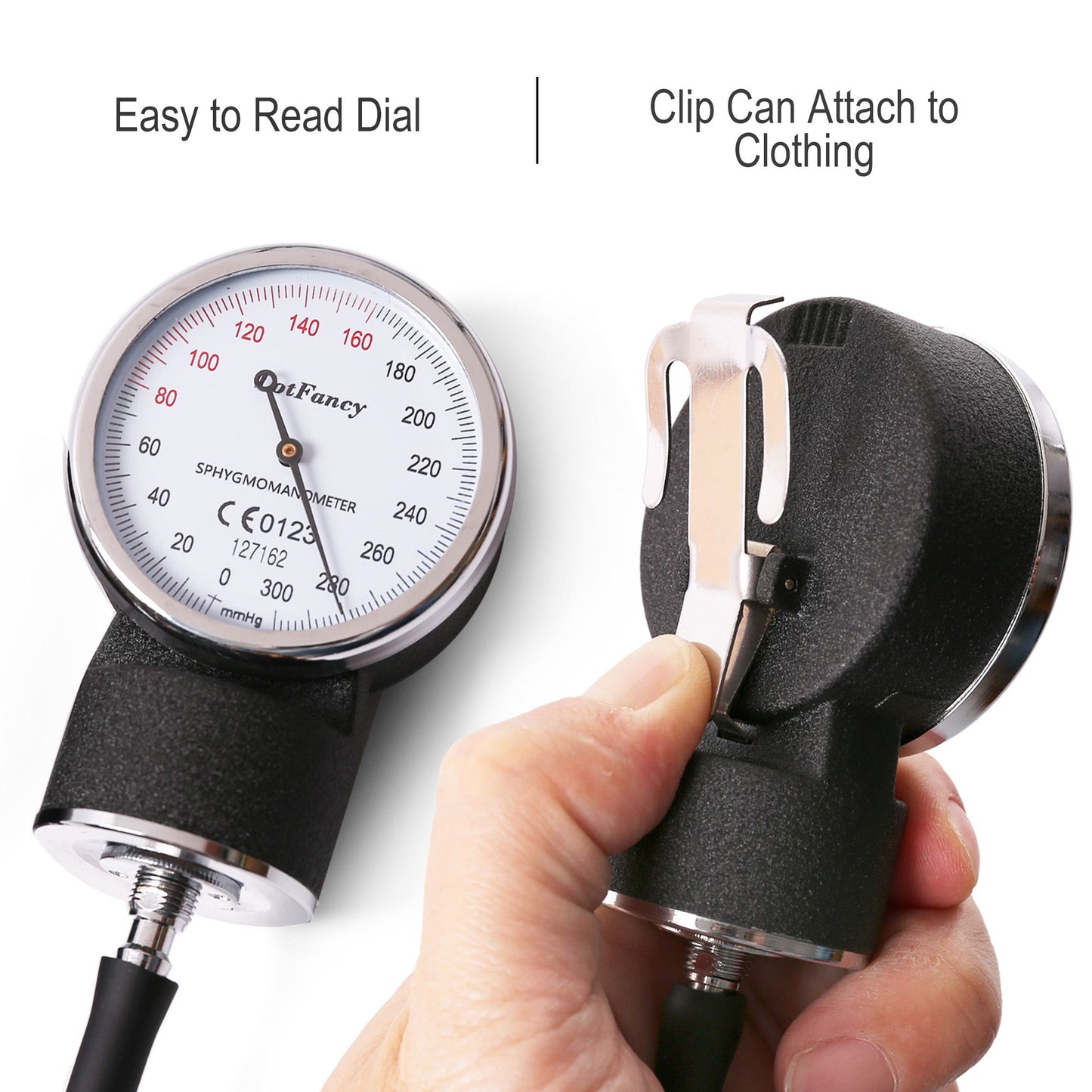 LotFancy Aneroid Sphygmomanometer, Professional Manual Blood Pressure Monitor
