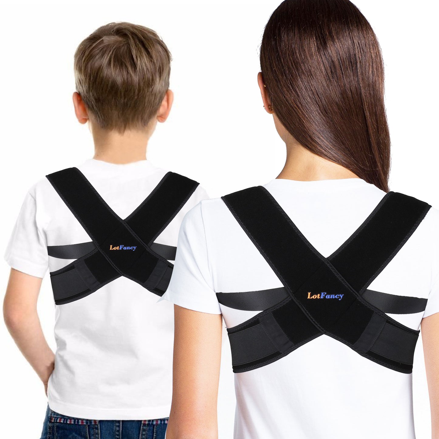 LotFancy Posture Corrector for Women Men and Kids