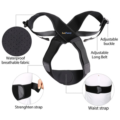LotFancy Posture Corrector for Women Men and Kids