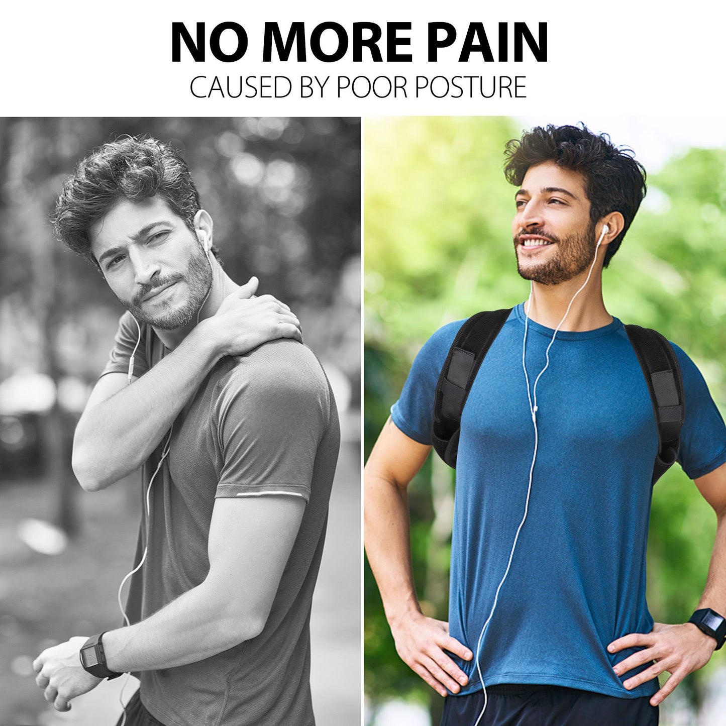 LotFancy Posture Corrector for Women Men and Kids, Adjustable and Comfortable
