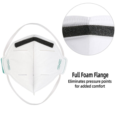 LotFancy N95 Mask, NIOSH Particulate Respirator, N95 Face Mask for Construction, Cleaning, Disposable Air Filter Masks