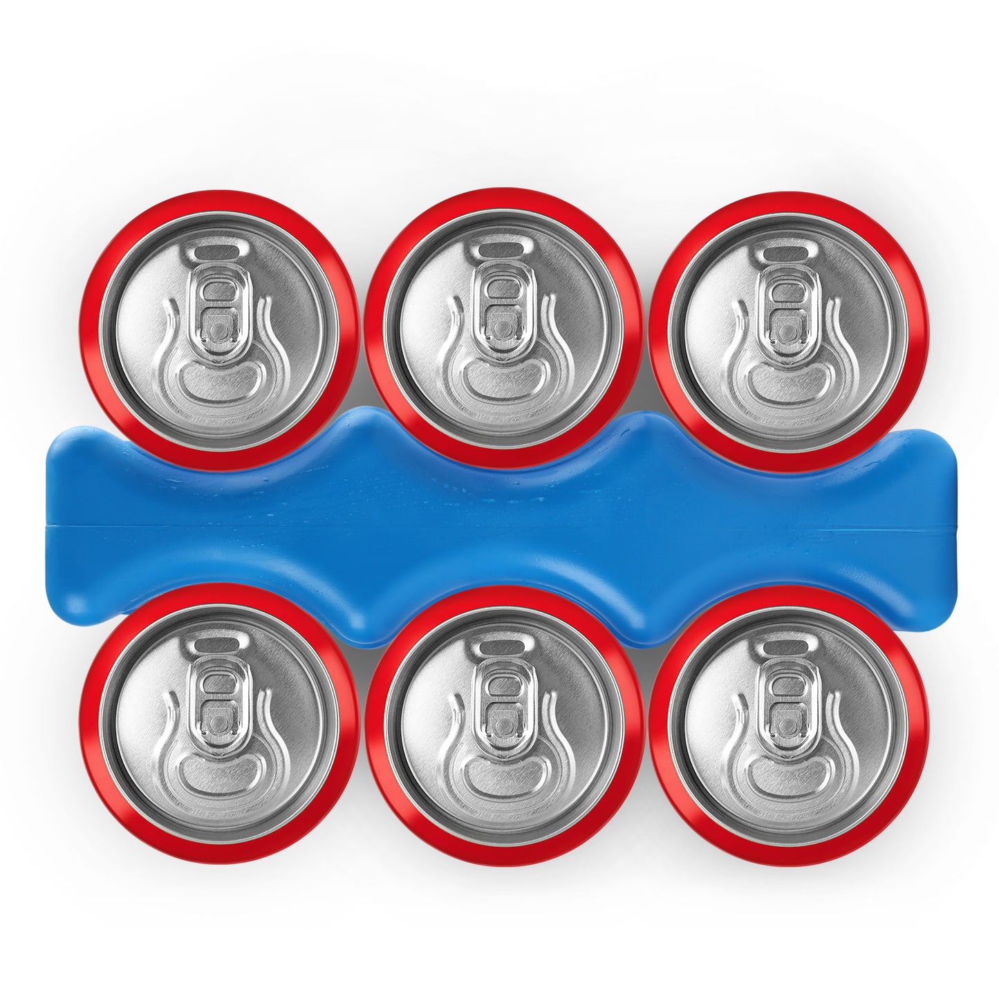 LotFancy 4 Ice Packs for Coolers, Reusable Insulated Contoured Freezer Pack for Lunch Box, Beer Can