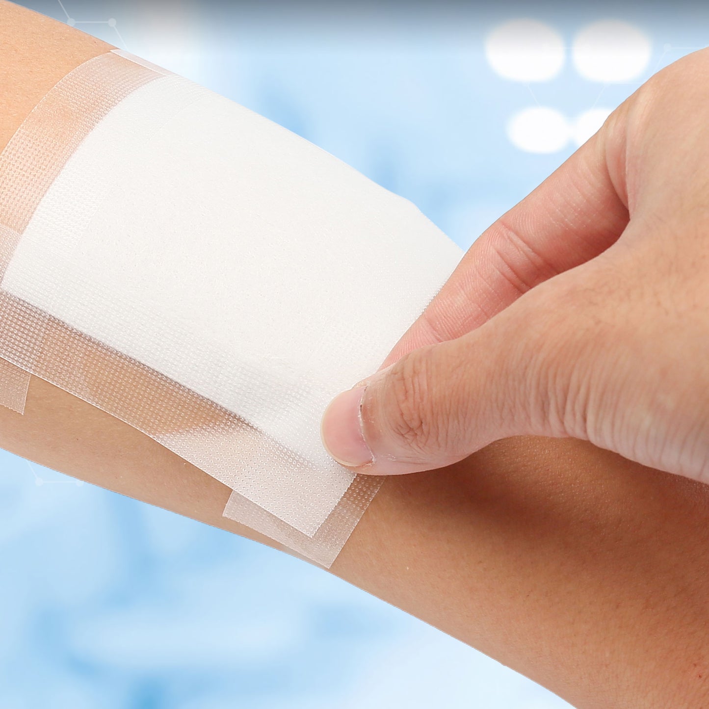 LotFancy Transparent Medical Tape, 12 Rolls 1 in x 10 Yards PE First Aid Tape