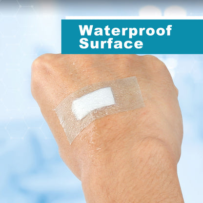 LotFancy Medical Silicone Tape, 6 Rolls 1”×5.5 Yds, Waterproof Adhesive Surgical Tape for First Aid
