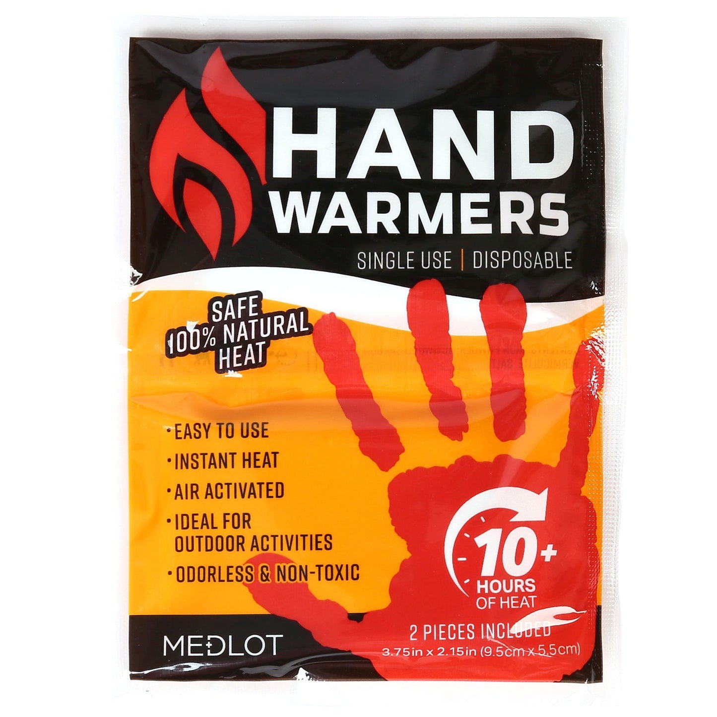 LotFancy Hand Warmer, 40 Pair (80 Warmers), Air Activated 10 Hours of Natural Odorless Heat Handwarmer