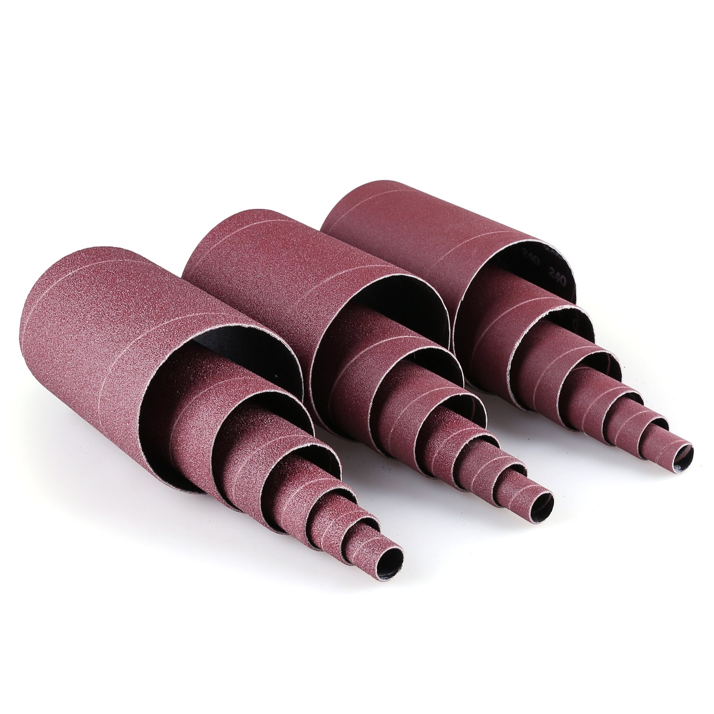 LotFancy Spindle Sander Sleeves, 24PCS 60 80 120 240 Assorted Grit Sandpaper for Oscillating Sander