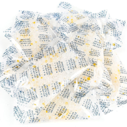 LotFancy Silica Gel Packs, Food Grade Desiccant Packs, Orange to Green Indicating, Non-Toxic Moisture Absorber Desiccant Bags