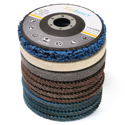 LotFancy Flap Discs for Angle Grinder