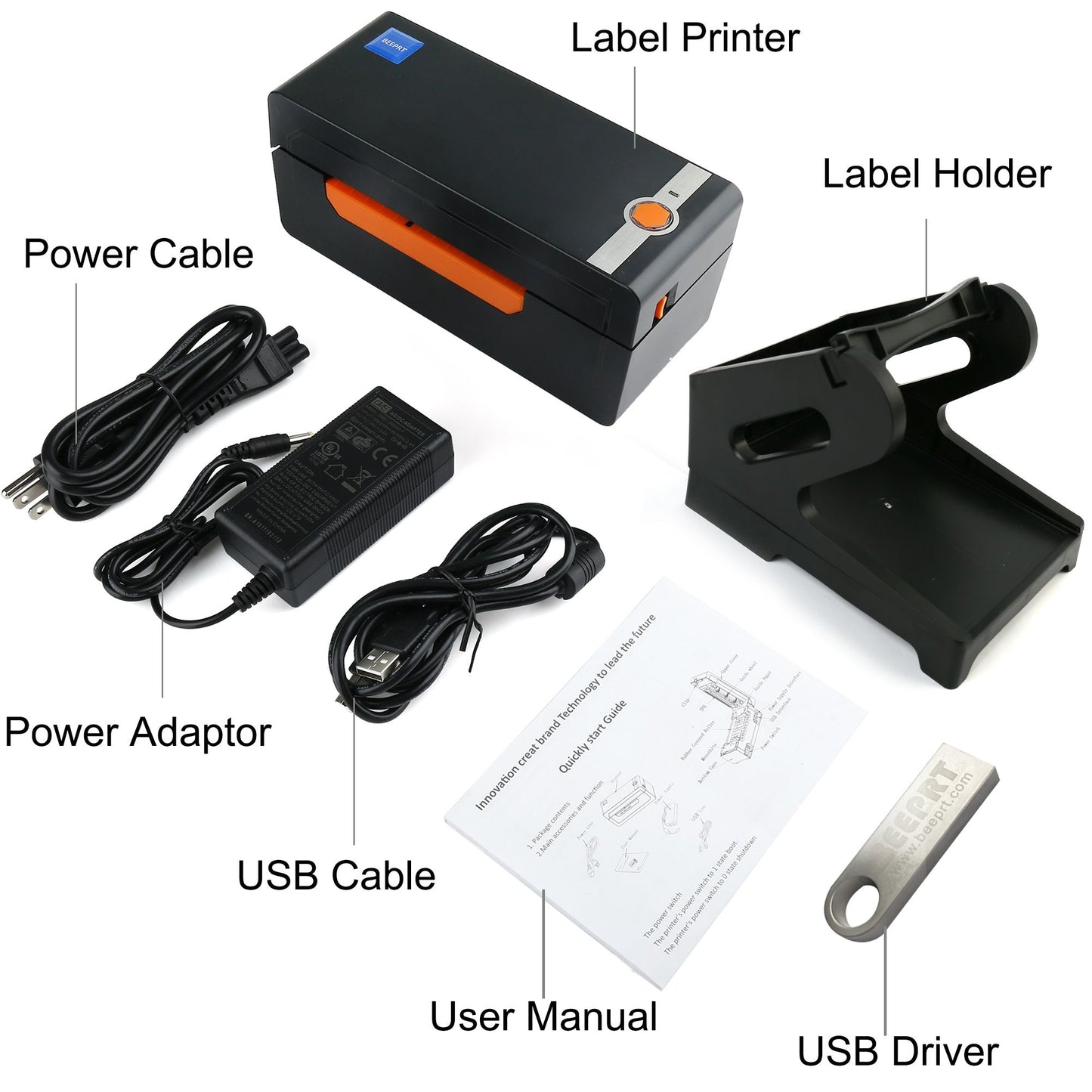LotFancy Thermal Label Printer, 4x6 Shipping Label Printer, High Speed