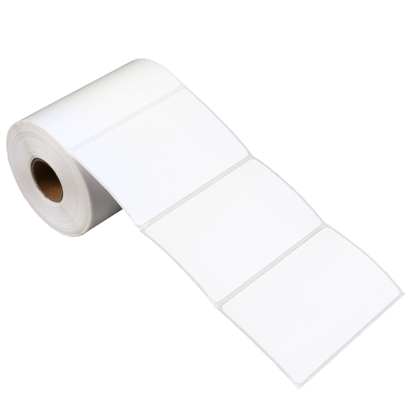 LotFancy 500Pcs Name Tag Stickers, 3.5x2.25 in Adhesive Blank Labels (White) WMT
