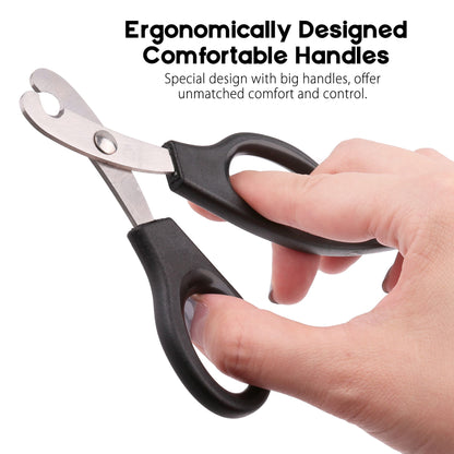 Prime Pets Cat Dog Nail Clippers with Safety Guard, Stainless Steel Cat Claw Clippers