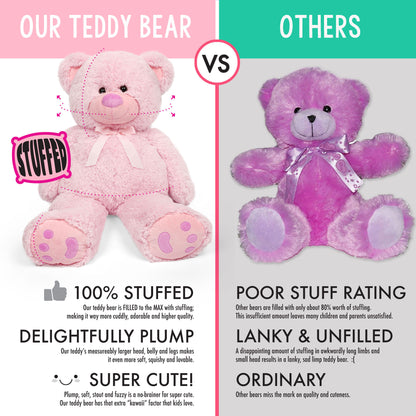 LotFancy Teddy Bear Plush Toys Stuffed Animals