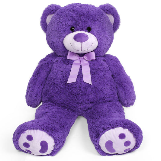 LotFancy Giant Teddy Bear Stuffed Animal, Gift for Girls Girlfriend Wife, Purple, 39"