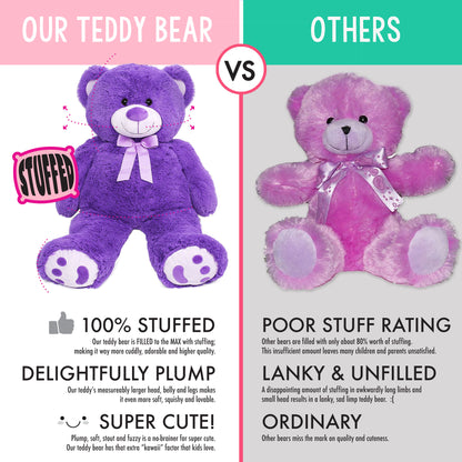 LotFancy Teddy Bear Plush Toys Stuffed Animals