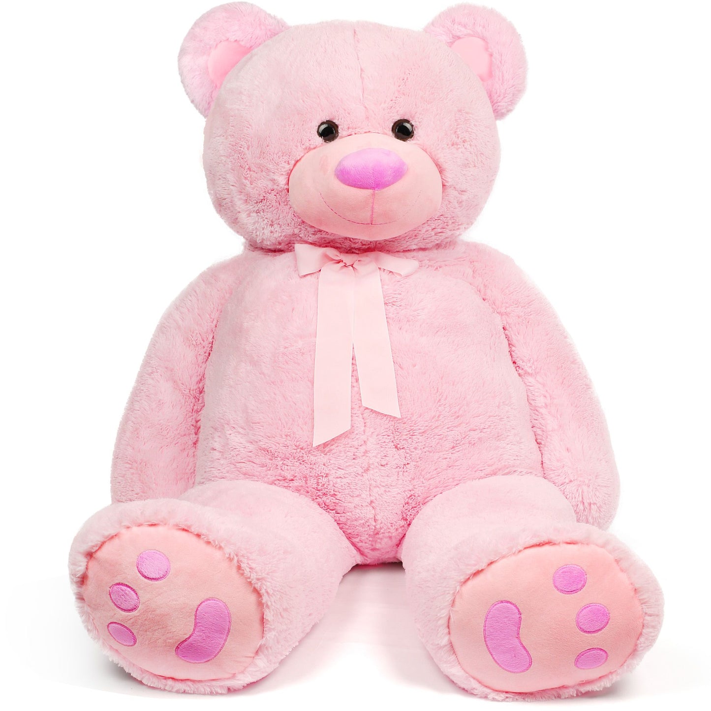 LotFancy 63" Giant Teddy Bear Stuffed Animal, Gift for Girls Girlfriend Wife, Pink