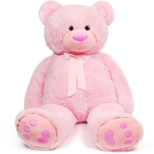 LotFancy 63" Giant Teddy Bear Stuffed Animal, Gift for Girls Girlfriend Wife, Pink