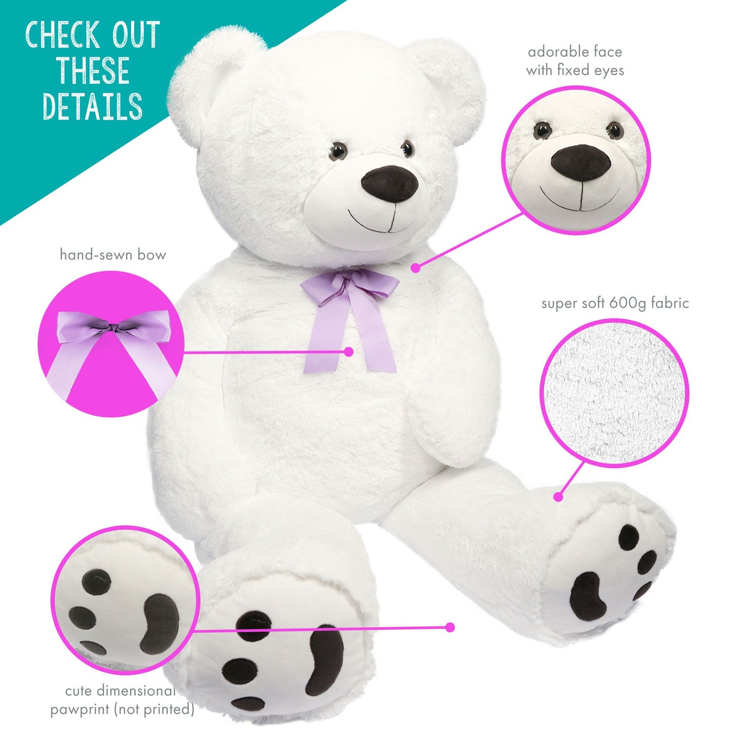 LotFancy Teddy Bear Plush Toys Stuffed Animals