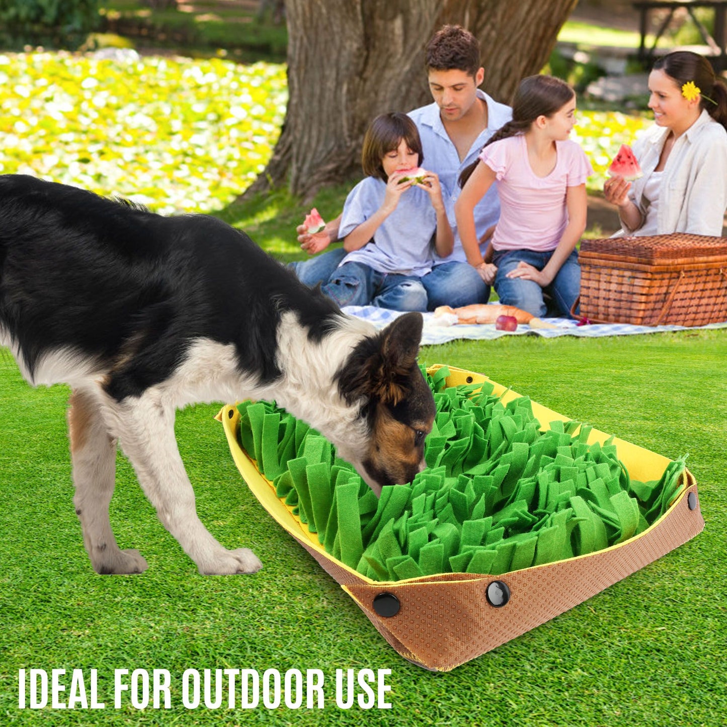 Prime Pets Snuffle Mat for Dogs, Dog Nosework Feeding Mat, Washable
