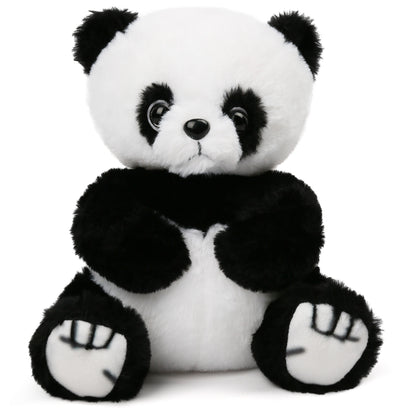 LotFancy Panda Stuffed Animal, Soft Cuddly Baby Panda Bear Plush Toy, Cute Plushies for Kids, White and Black, Easter Decorations PMT