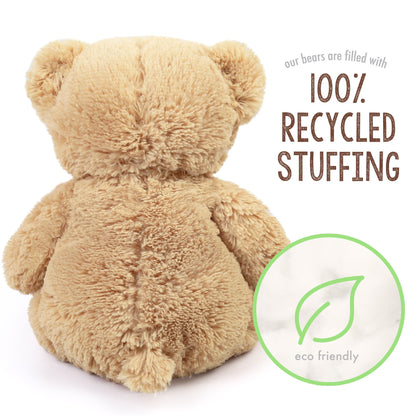 LotFancy 17" Teddy Bear Stuffed Animals, Soft Plush Bear with Footprints, Gifts for Girls Girlfriend Wife
