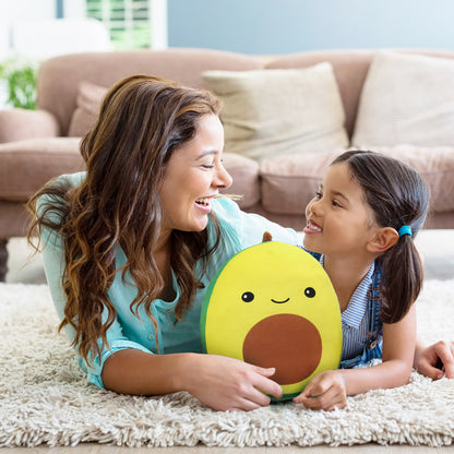 LotFancy Avocado Plush Pillow, Cute Squishy Stuffed Animal Plushie Doll Gift for Kids Girls Boys