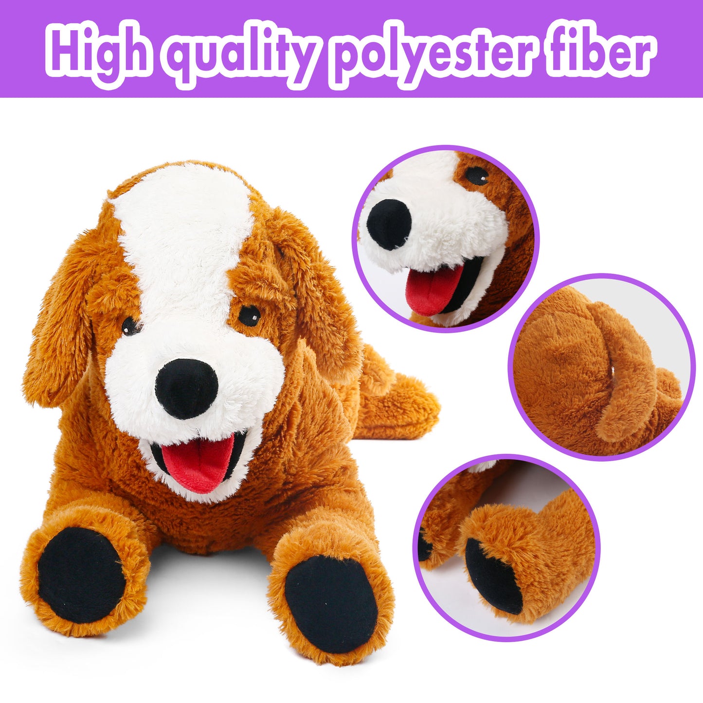 LotFancy Dog Stuffed Animals Plush Toys