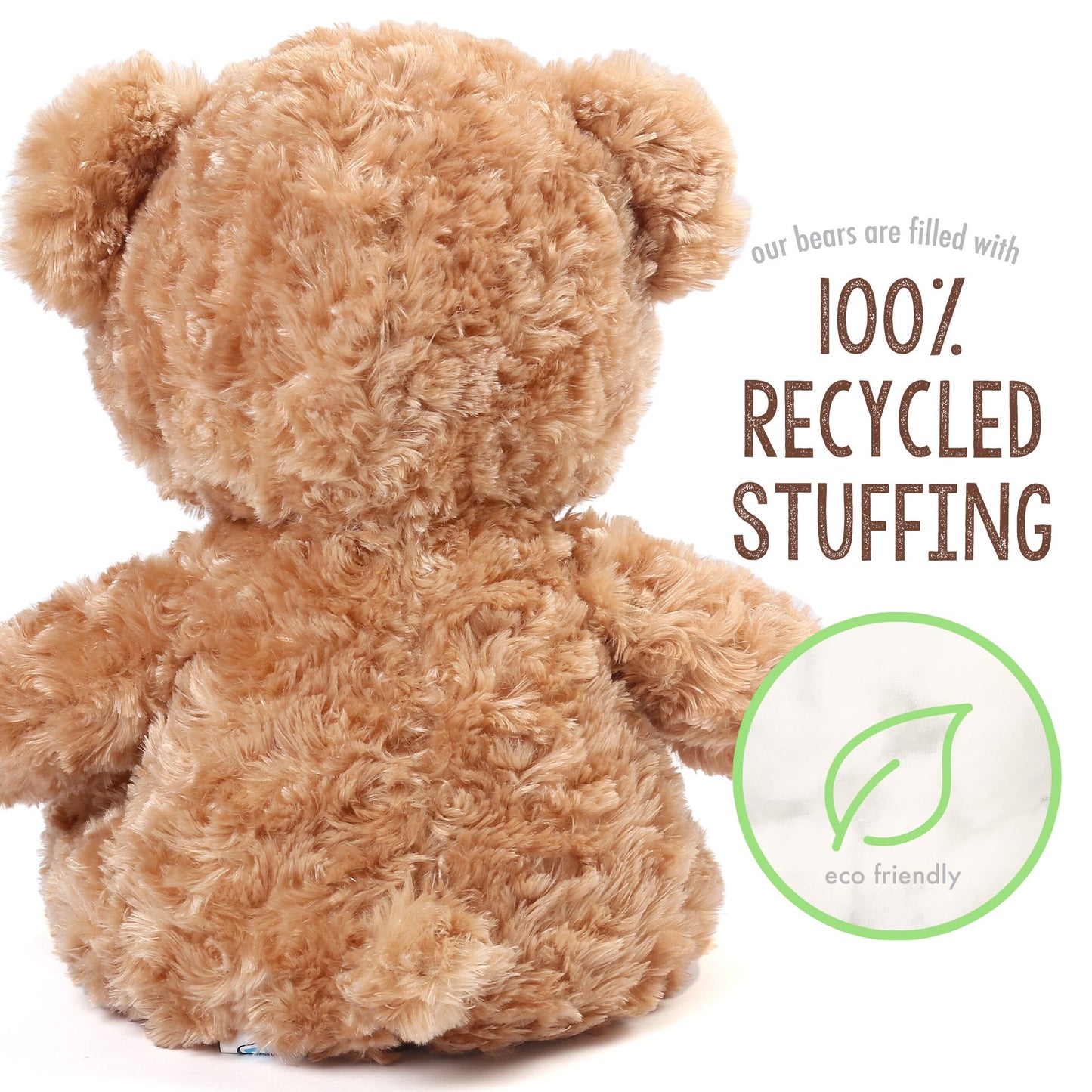 LotFancy 15 in Teddy Bear Stuffed Animal, Bear Plush Toy, Gift for Kids Girls Boys