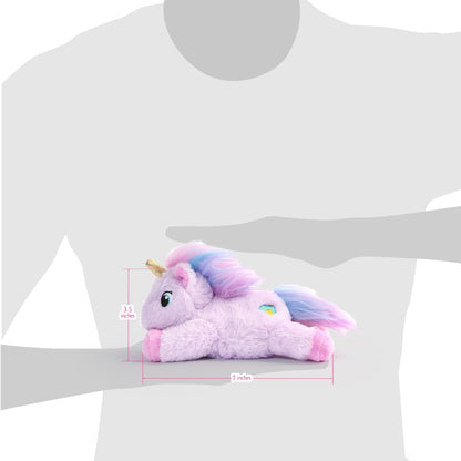 BenBen Unicorn Stuffed Animal 7 in, Soft Purple Unicorn Plush Toy, Cute Birthday Gifts for Girls&Boys, Kids