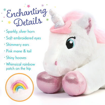 BenBen Unicorn Stuffed Animal, Soft Cute Unicorn Toy Gifts for Baby Girls Kids