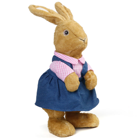 BenBen Bunny Stuffed Animal 12", Brown Rabbit Plush for Home Decor, Easter Rabbit Stuffed Animal for Kids