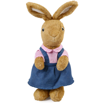 LotFancy Bunny Stuffed Animal, 12" Peter Rabbit Plush Toy for Home Decor, Gift for Kids, Boys