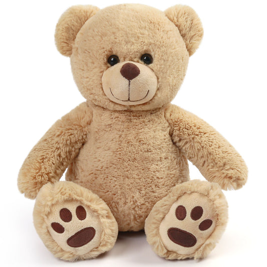 LotFancy 12 in Teddy Bear Stuffed Animal, Brown Bear Plush Toy, Gift for Kids Girls Boys Babies WMT