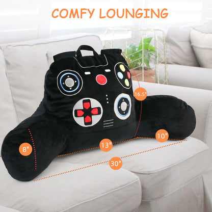 BenBen Reading Pillow for Teens, Kids, Adults, Video Game Controller, Backrest Pillow with Arms WMT