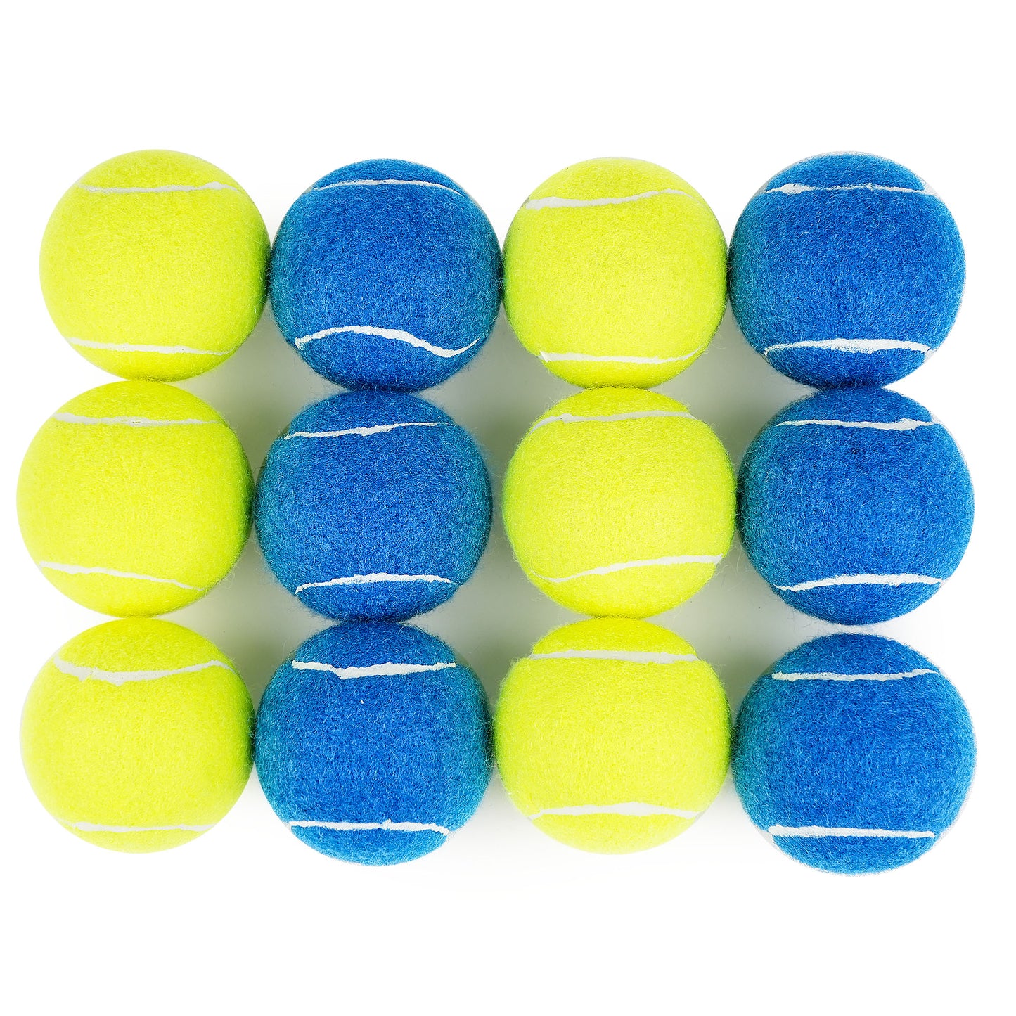 Prime Pets Tennis Balls for Dogs, 12Pack, High Elasticity Dog Toys Balls, Fetch Toy for Pet Training