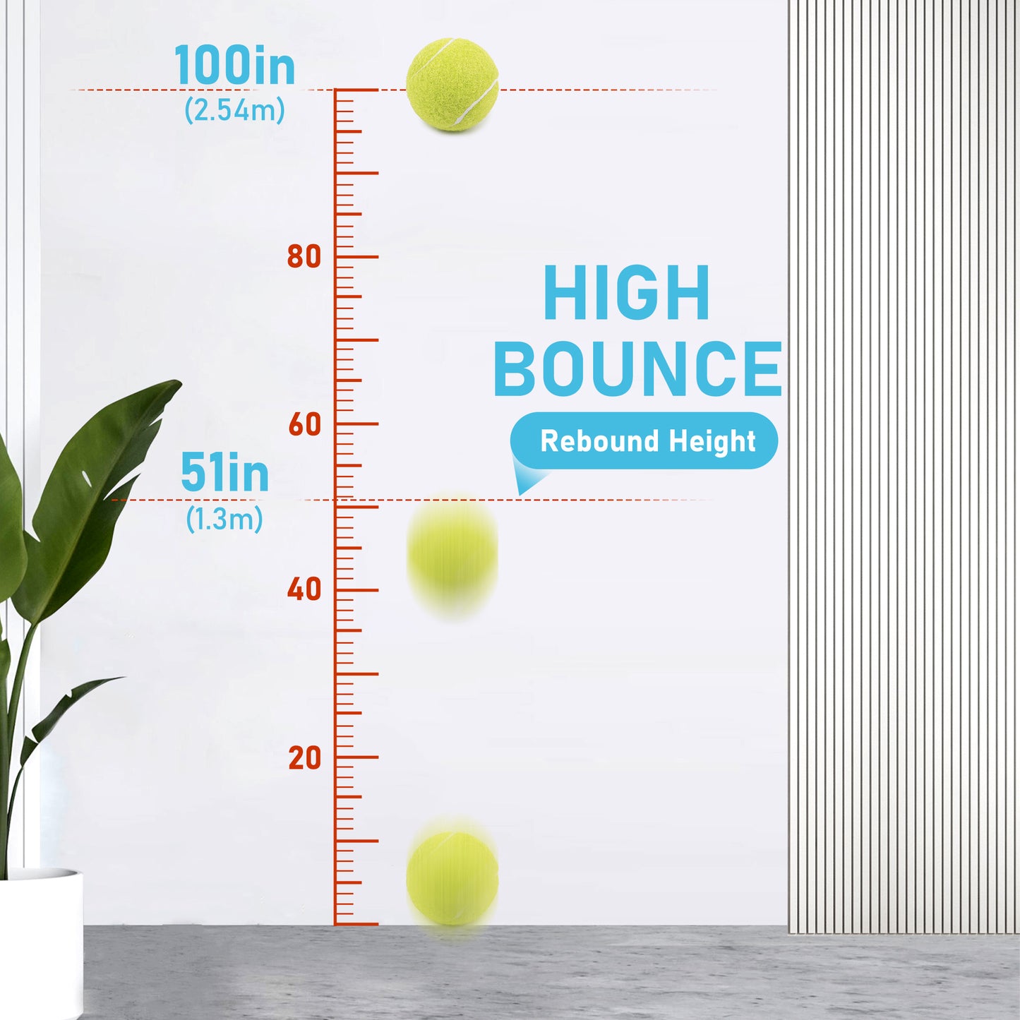 Prime Pets Tennis Balls for Dogs, 12Pack, High Elasticity Dog Toys Balls, Fetch Toy for Pet Training