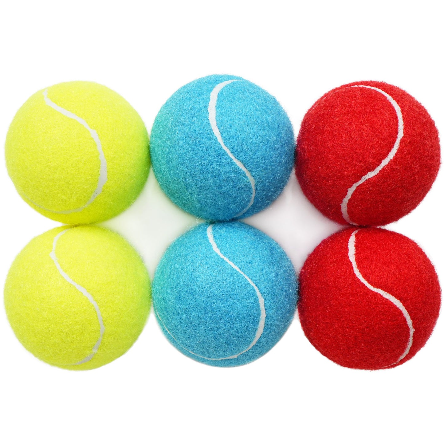 PrimePets Tennis Balls for Dogs, Interactive Fetch Dog Toy Balls for Indoor Outdoor Play Fetch Dog Balls for Medium, Large Dogs PMT