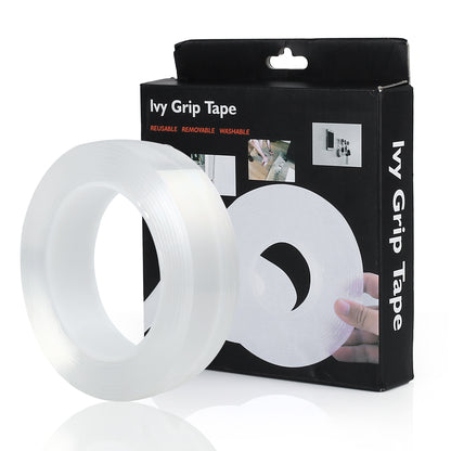 LotFancy Reusable Nano Double Sided Adhesive Tape, 9.84FT