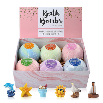 LotFancy Bath Bombs for Women, Natural Bath Bombs, Shea Butter, Rich in Essential Oil. Fizzy SPA Bath Bombs Gifts Set for Her/Him, Wife, Girlfriend, Mother’s Day, Birthday, Christmas Gift