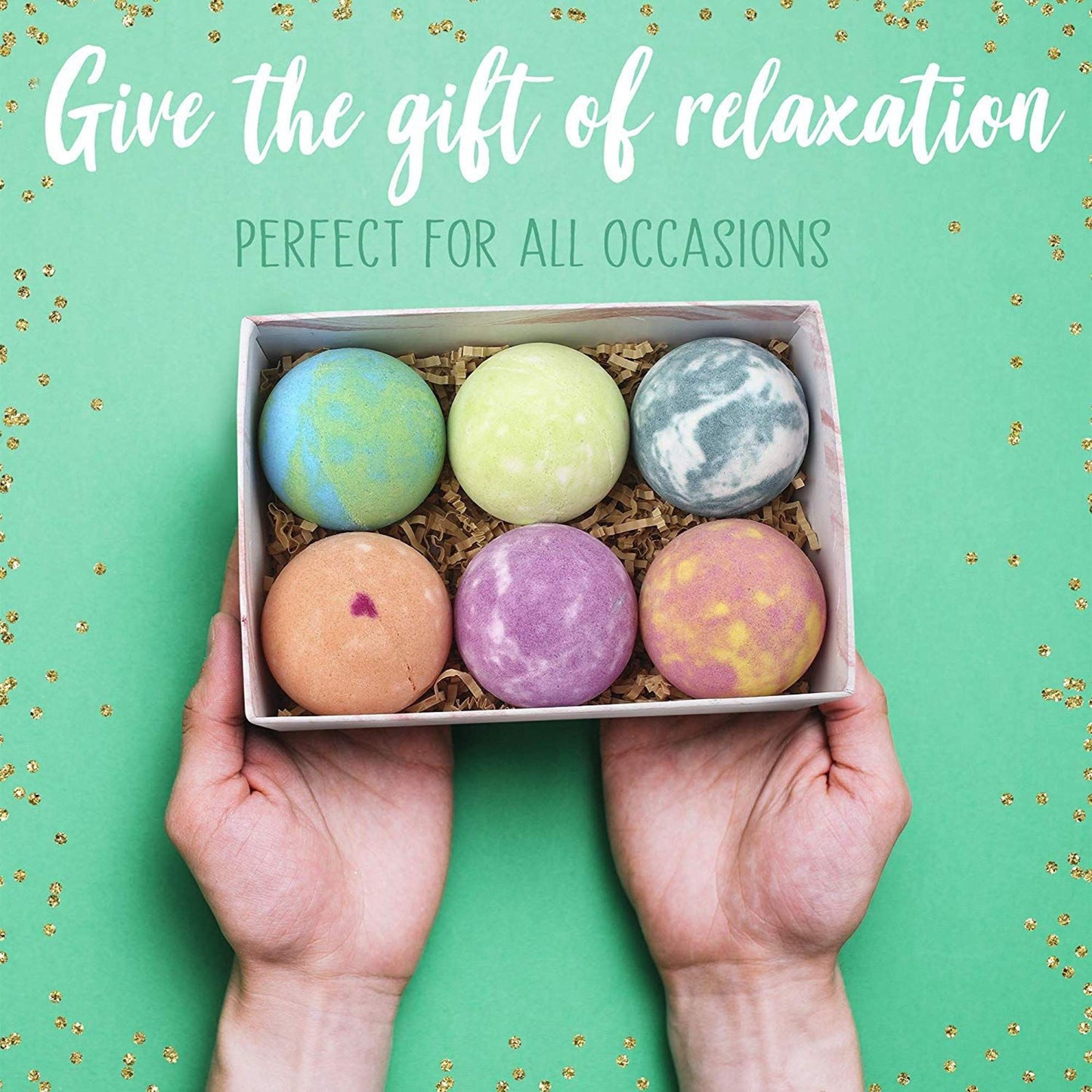 LotFancy Bath Bombs for Women, Natural Bath Bombs, Shea Butter, Rich in Essential Oil. Fizzy SPA Bath Bombs Gifts Set for Her/Him, Wife, Girlfriend, Mother’s Day, Birthday, Christmas Gift
